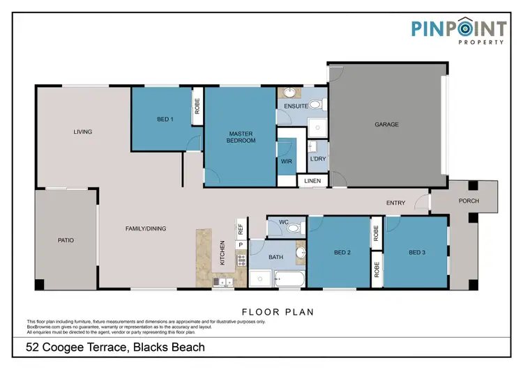 Floorplan of Homely house listing, 52 Coogee Terrace, Blacks Beach QLD 4740