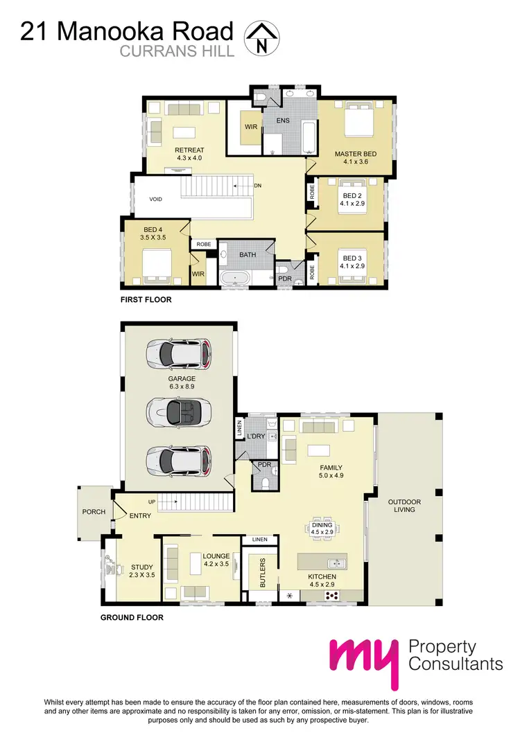 Floorplan of Homely house listing, 21 Manooka Road, Currans Hill NSW 2567