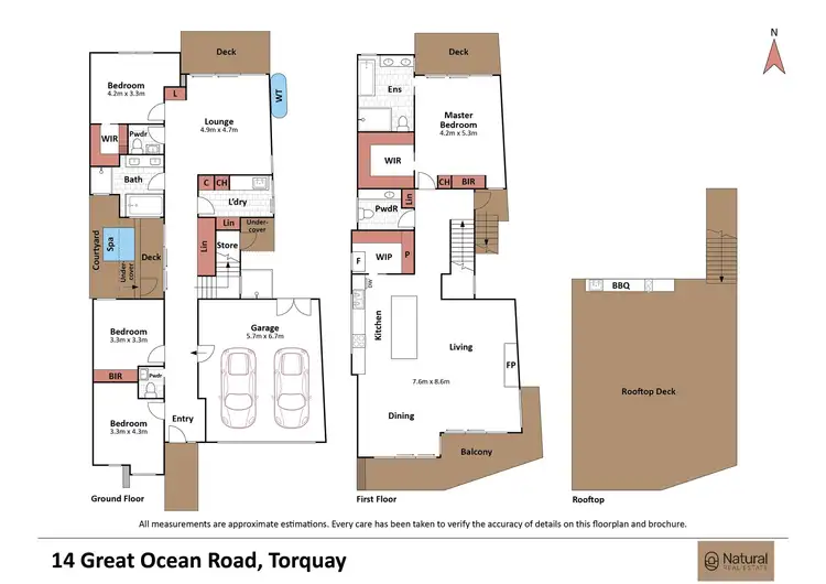 Floorplan of Homely house listing, 14 Great Ocean Road, Torquay VIC 3228
