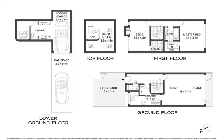 Floorplan of Homely townhouse listing, 5/20 Queens Avenue, Mcmahons Point NSW 2060