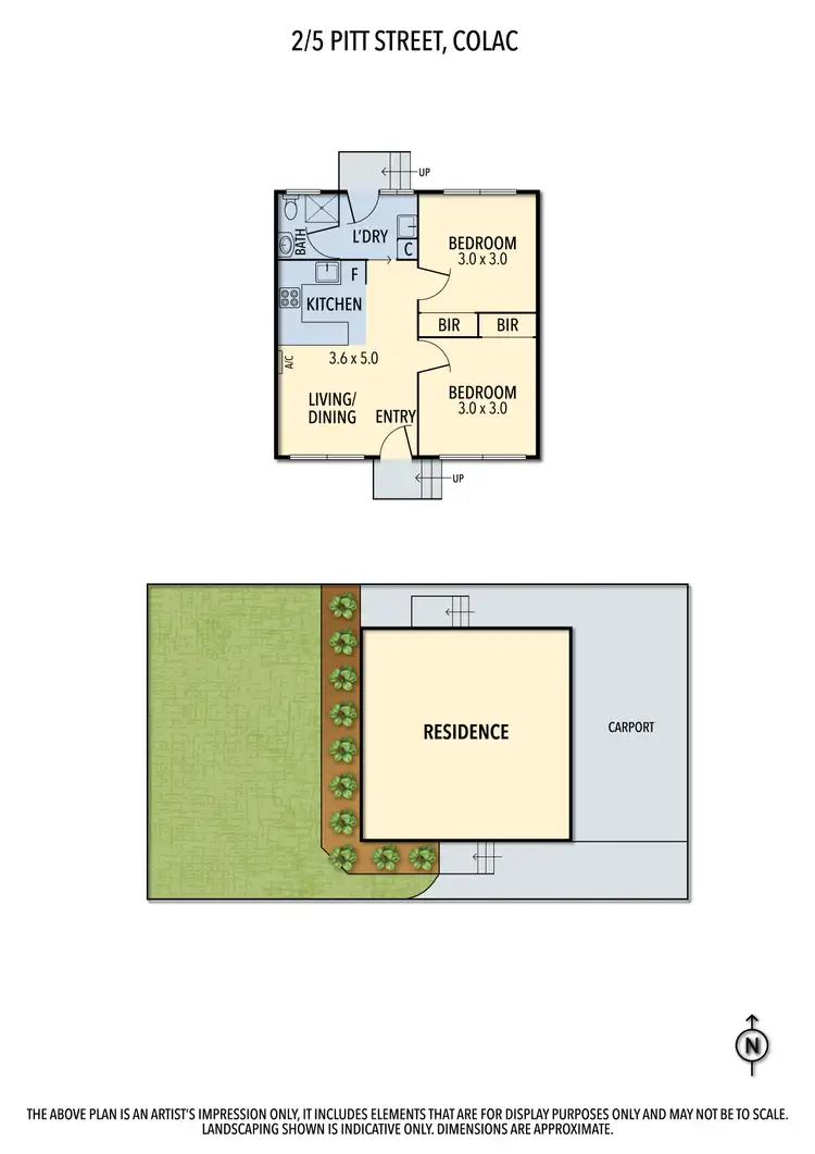 Floorplan of Homely unit listing, 2/5 Pitt Street, Colac VIC 3250