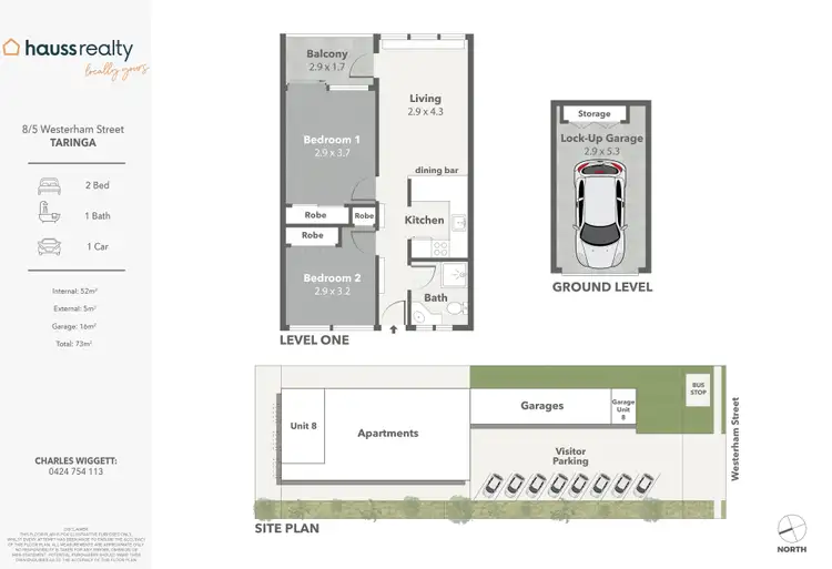 Floorplan of Homely unit listing, 8/5 Westerham Street, Taringa QLD 4068