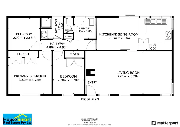 Floorplan of Homely house listing, 7 Ingleby Court, Gingin WA 6503