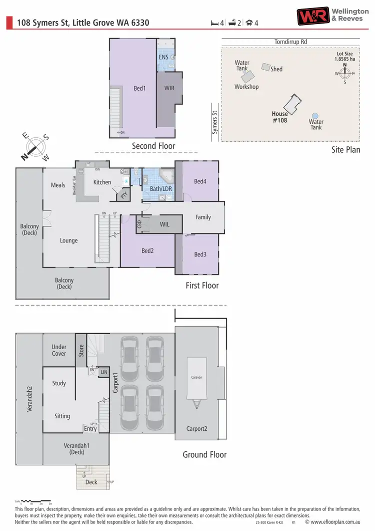 Floorplan of Homely house listing, 108 Symers Street, Little Grove WA 6330