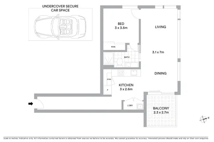 Floorplan of Homely apartment listing, 101/2A Henry Street, Windsor VIC 3181