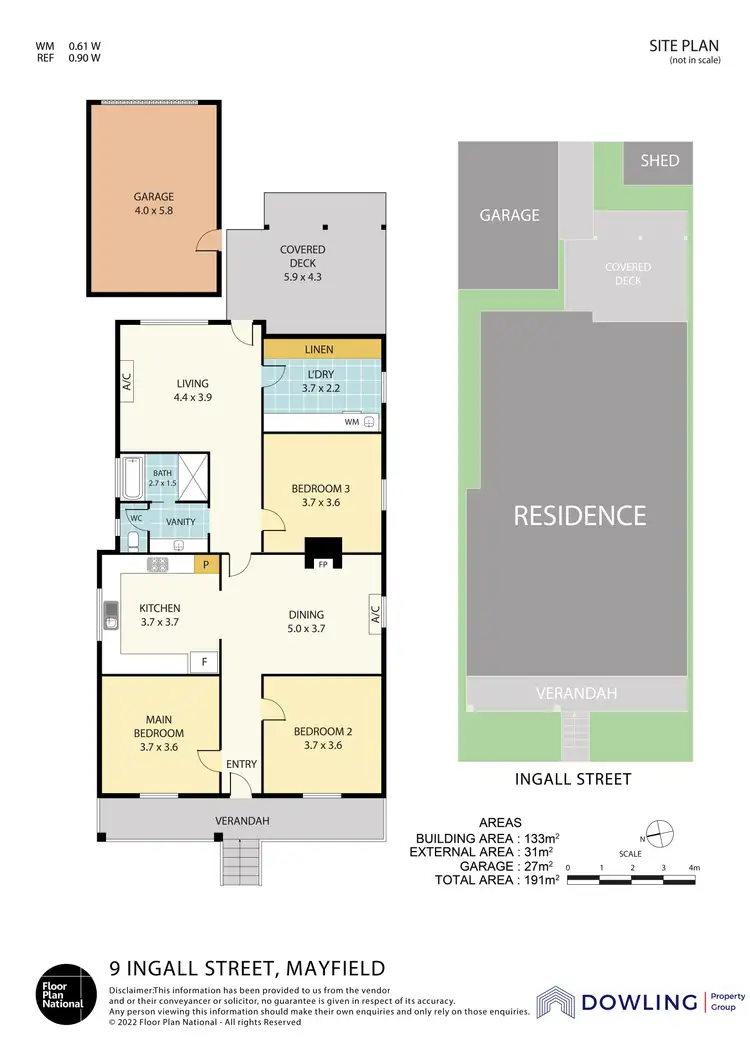 Floorplan of Homely house listing, 9 Ingall Street, Mayfield NSW 2304