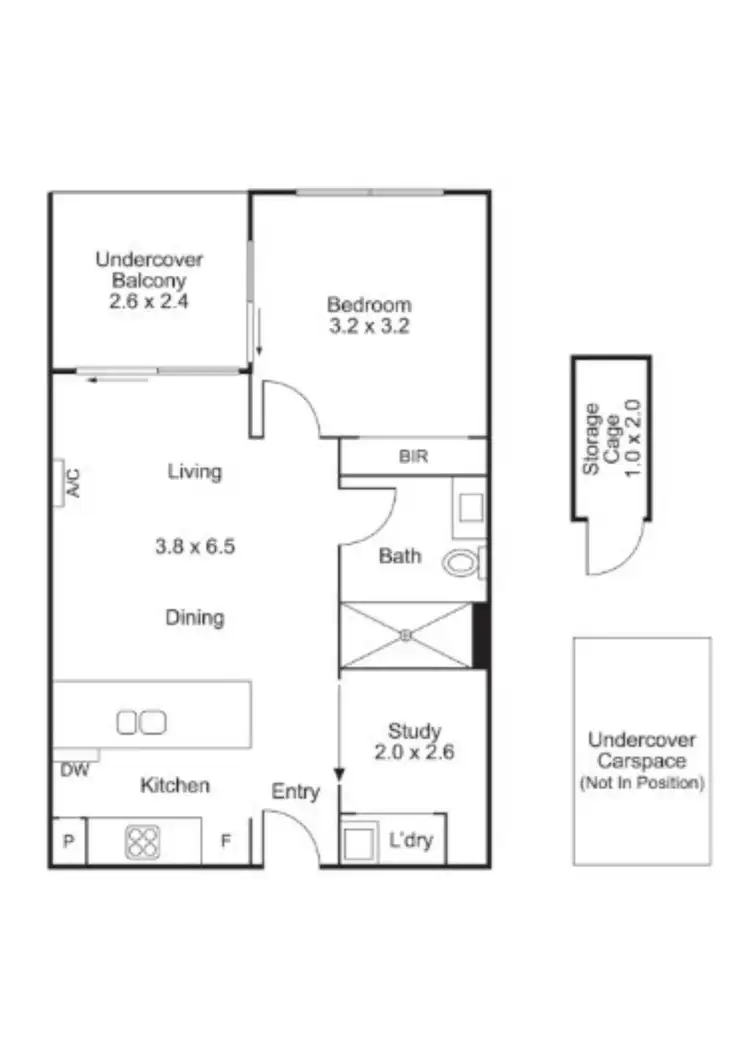 Floorplan of Homely apartment listing, 405/242 High Street, Windsor VIC 3181