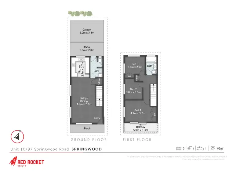 Floorplan of Homely house listing, 10/87 Springwood Road, Springwood QLD 4127