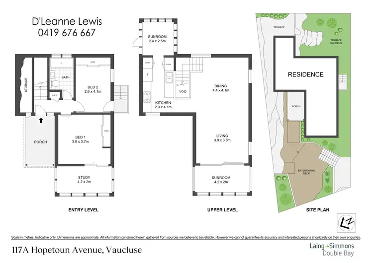 Floorplan of Homely house listing, 117A Hopetoun Avenue, Vaucluse NSW 2030