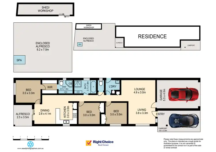 Floorplan of Homely villa listing, 1/8A Taylor Road, Albion Park NSW 2527