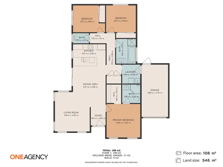 Floorplan of Homely house listing, 8 Madeline Drive, Mooreville TAS 7321