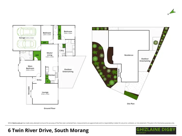 Floorplan of Homely house listing, 6 Twin River Drive, South Morang VIC 3752