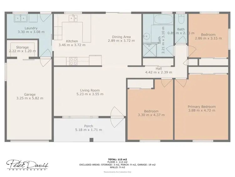 Floorplan of Homely house listing, 13 Aquarius Street, Clinton QLD 4680