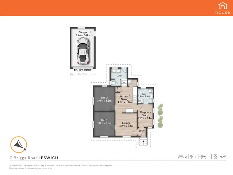 Floorplan of Homely house listing, 7 Briggs Road, Ipswich QLD 4305