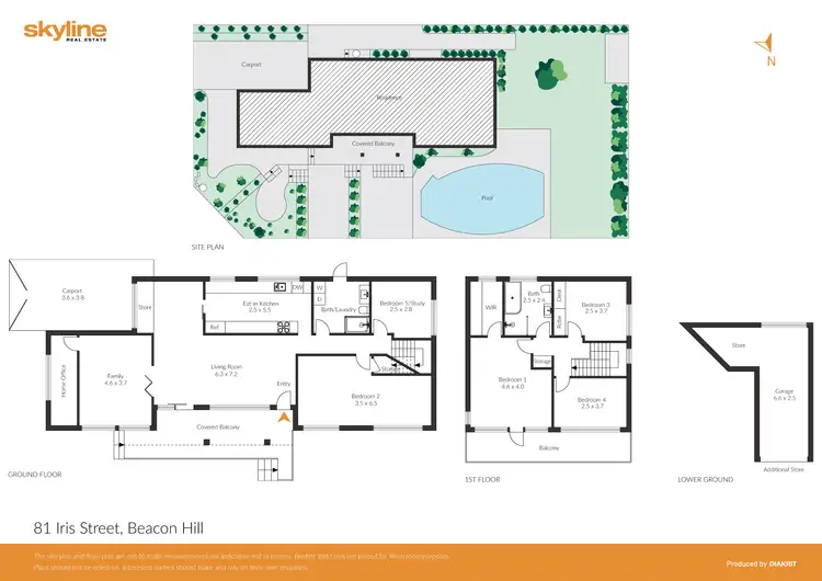 Floorplan of Homely house listing, 81 Iris Street, Beacon Hill NSW 2100
