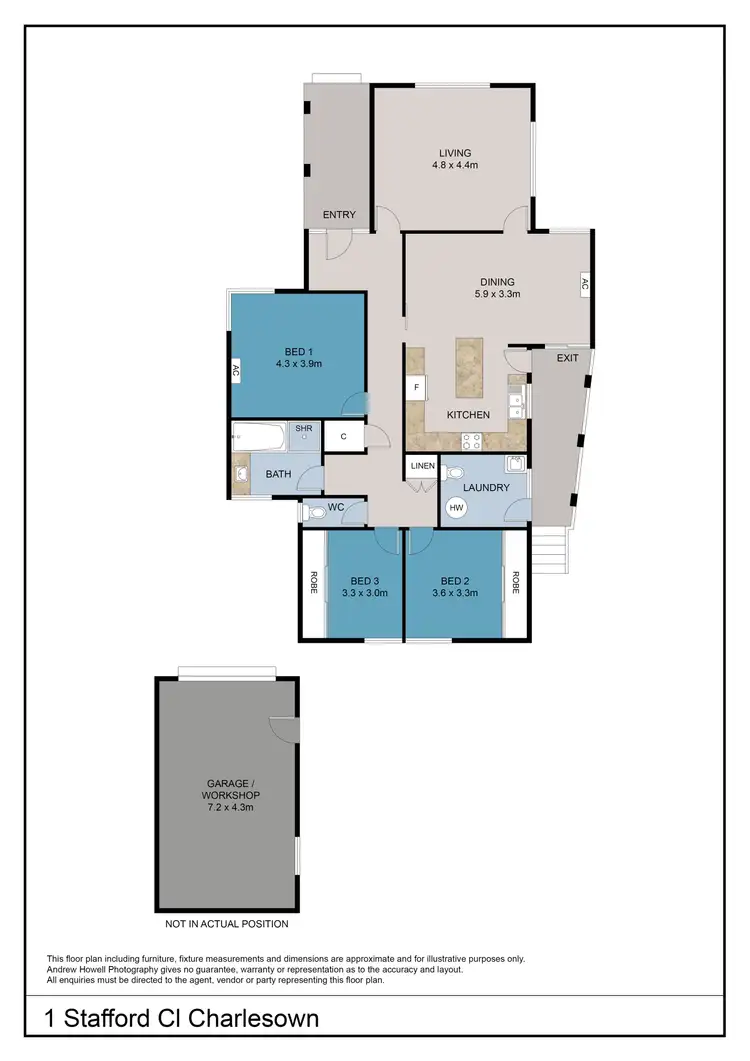 Floorplan of Homely house listing, 1 Stafford Close, Charlestown NSW 2290