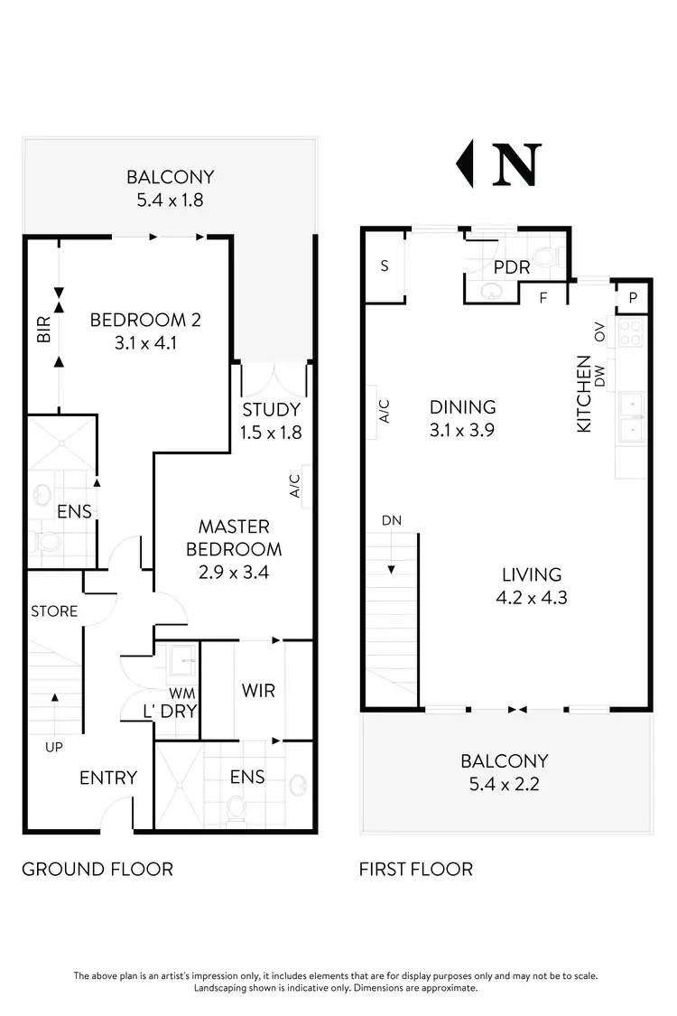 Floorplan of Homely apartment listing, 5/222 Keilor Road, Essendon North VIC 3041