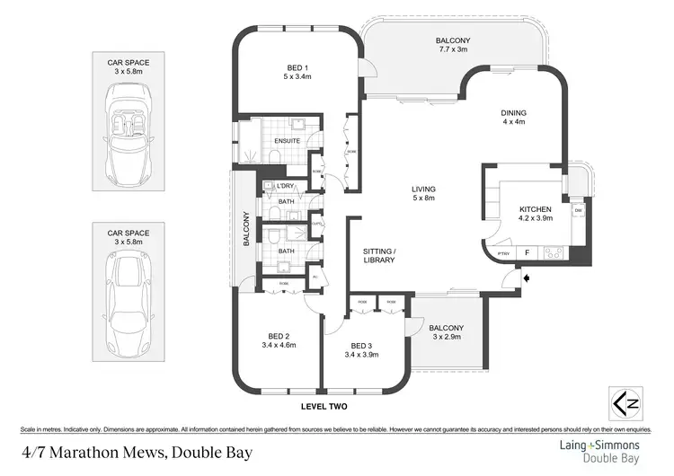 Floorplan of Homely apartment listing, 4/7 Marathon Mews, Double Bay NSW 2028