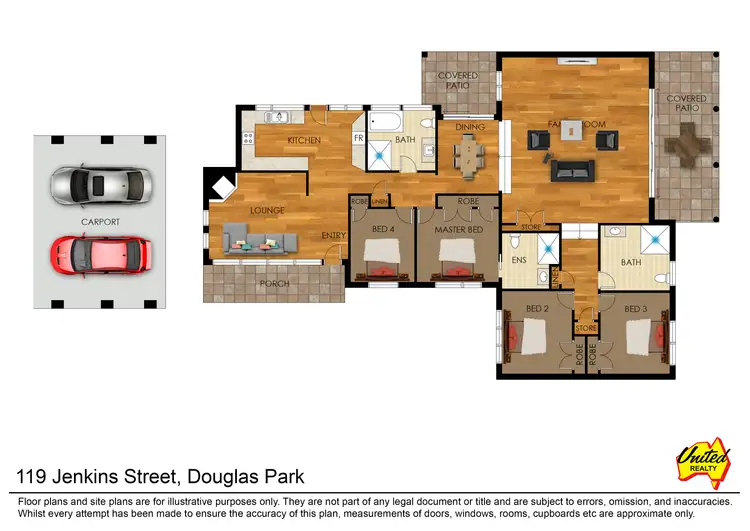 Floorplan of Homely rural property listing, 119 Jenkins Street, Douglas Park NSW 2569