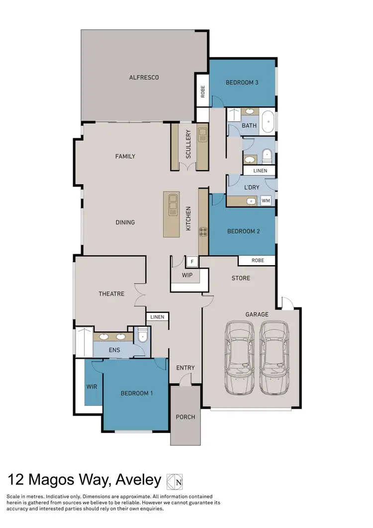 Floorplan of Homely house listing, 12 Magos Way, Aveley WA 6069