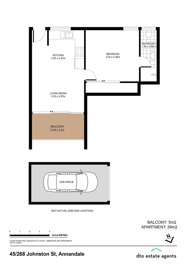 Floorplan of Homely apartment listing, 45/268 Johnston, Annandale NSW 2038
