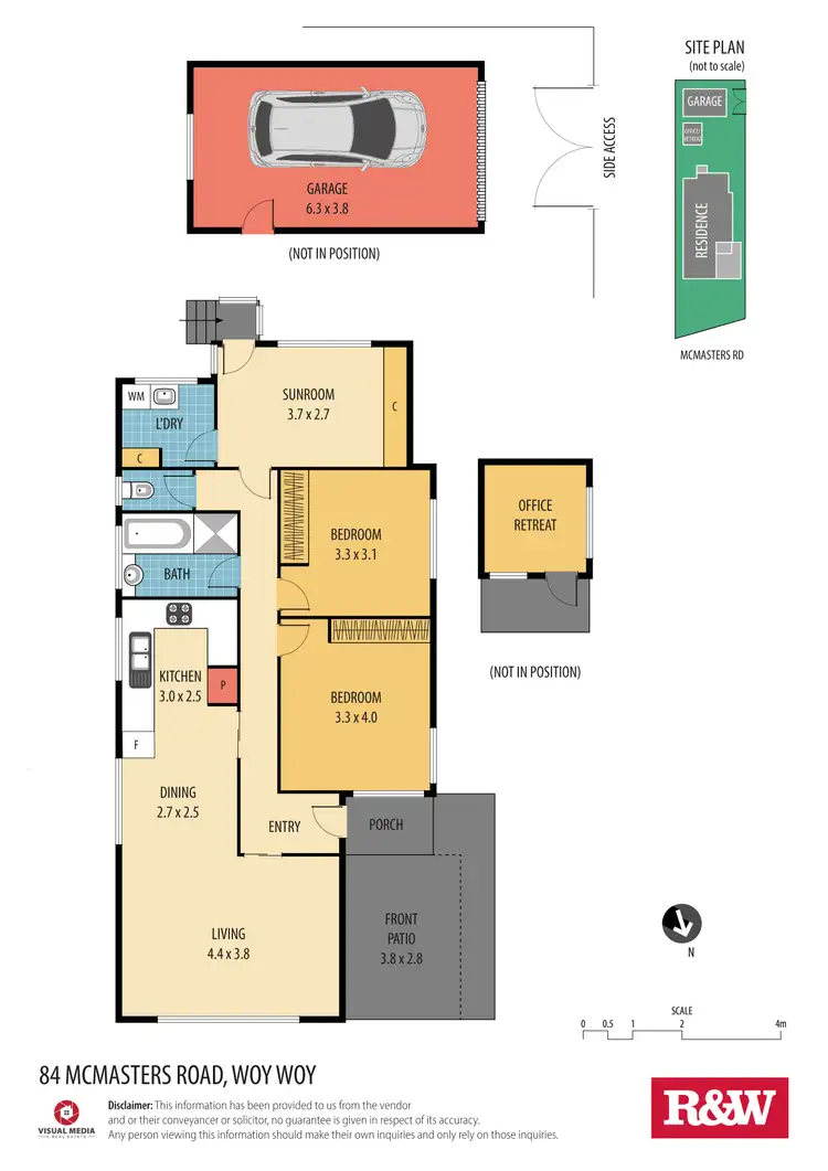 Floorplan of Homely house listing, 84 Mcmasters Road, Woy Woy NSW 2256