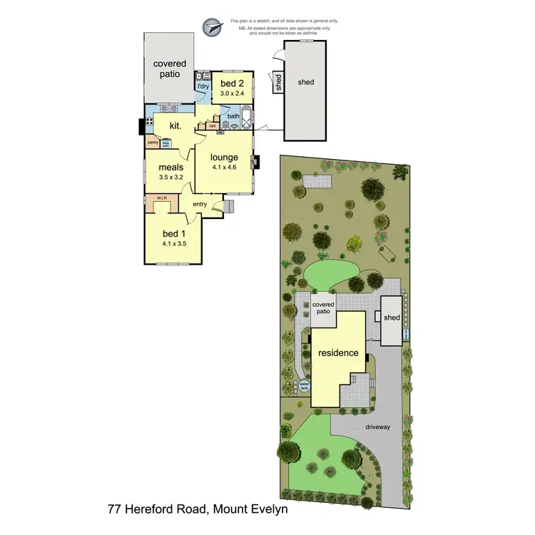 Floorplan of Homely house listing, 77 Hereford Road, Mount Evelyn VIC 3796