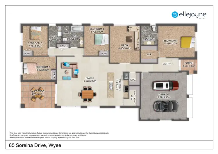 Floorplan of Homely house listing, 85 Soreina Drive, Wyee NSW 2259