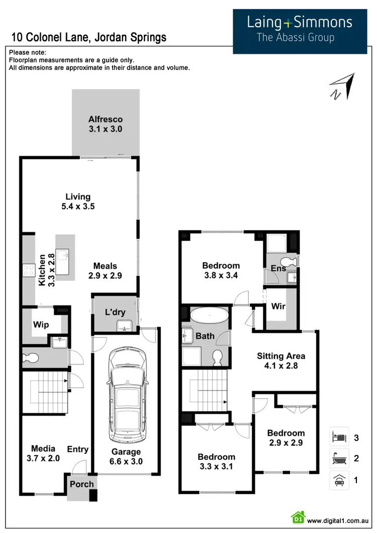 Floorplan of Homely house listing, 10 Colonel Lane, Jordan Springs NSW 2747