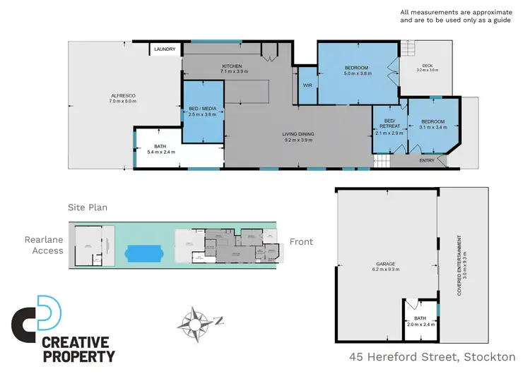 Floorplan of Homely house listing, 45 Hereford Street, Stockton NSW 2295