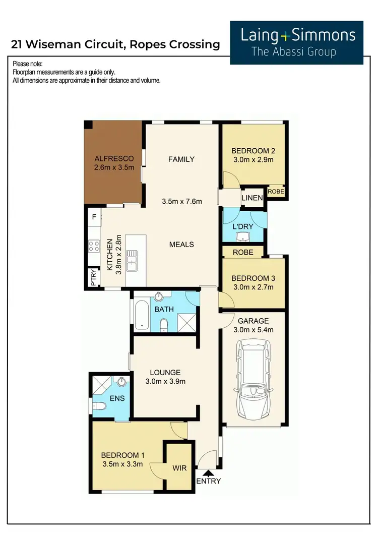 Floorplan of Homely house listing, 21 Wiseman Circuit, Ropes Crossing NSW 2760