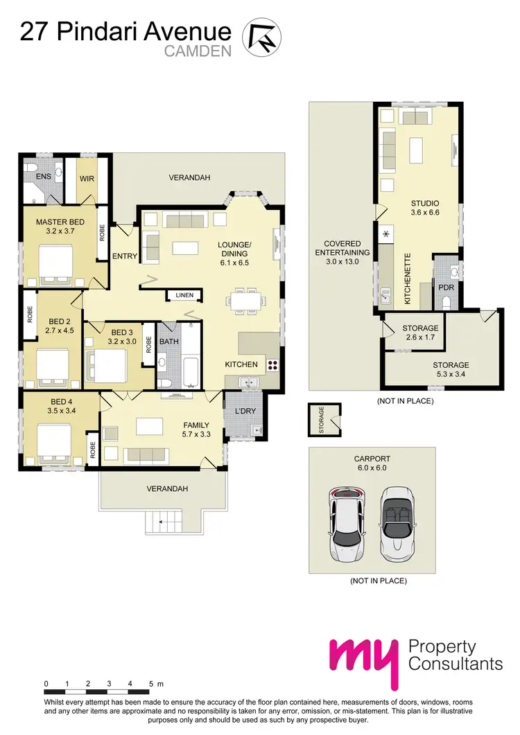 Floorplan of Homely house listing, 27 Pindari Avenue, Camden NSW 2570