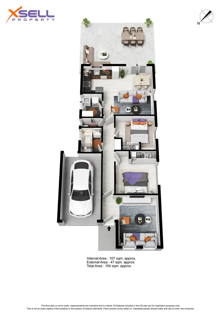 Floorplan of Homely house listing, 13 St Clair Parade, Greenwith SA 5125