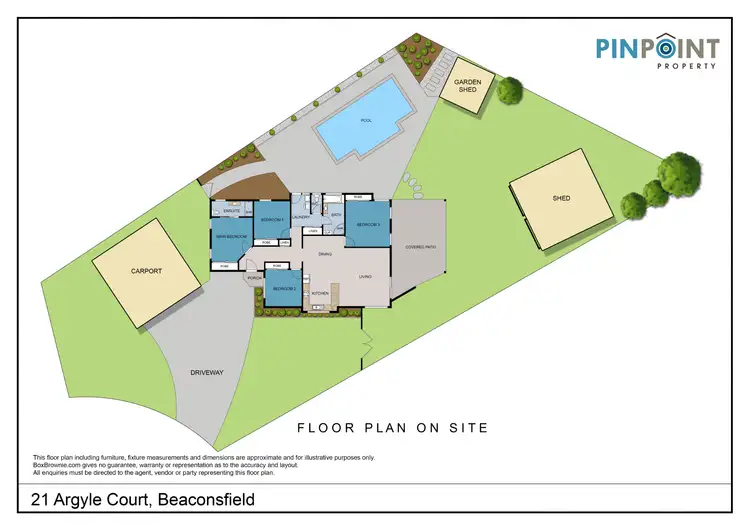 Floorplan of Homely house listing, 21 Argyle Court, Beaconsfield QLD 4740