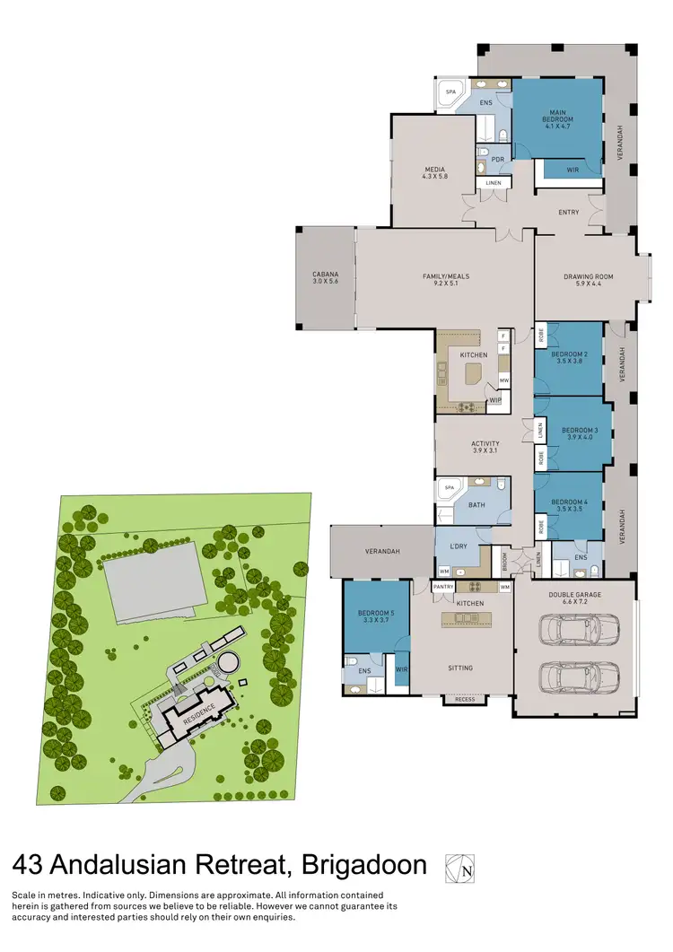 Floorplan of Homely house listing, 43 Andalusian Retreat, Brigadoon WA 6069