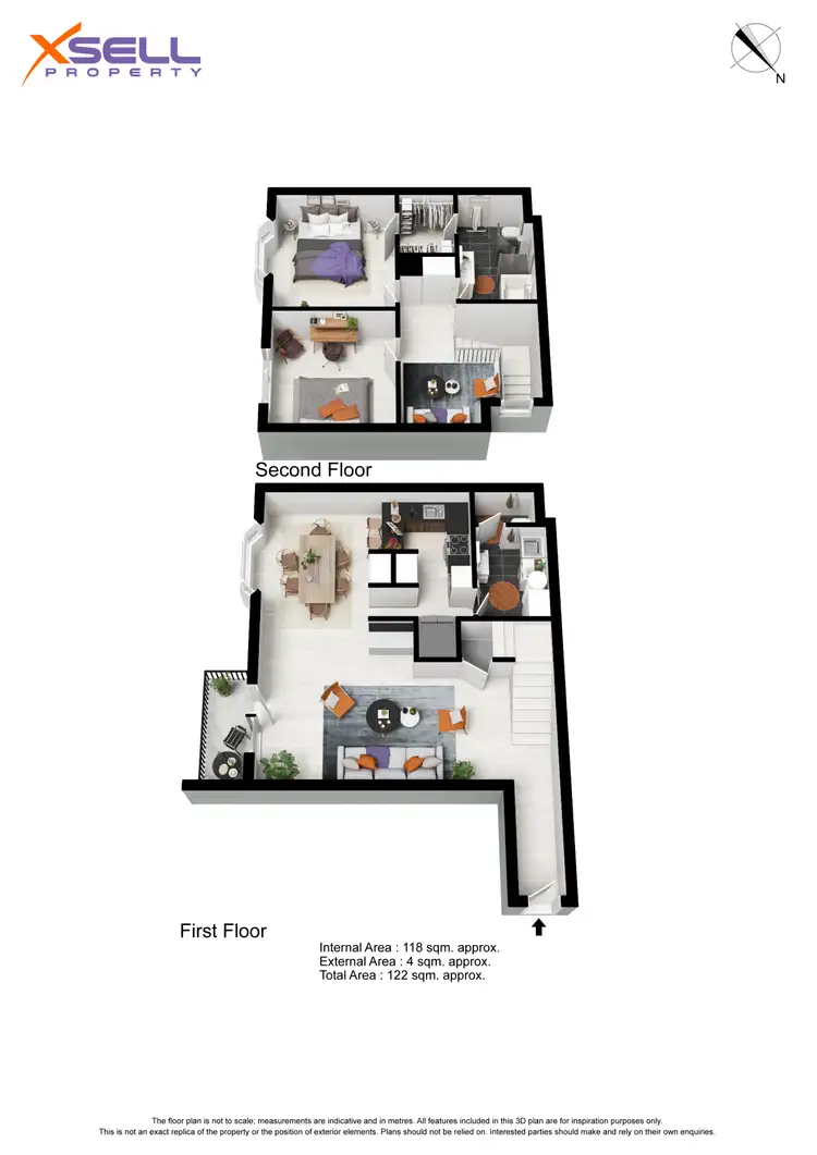 Floorplan of Homely unit listing, 9/5 Finniss Street, North Adelaide SA 5006