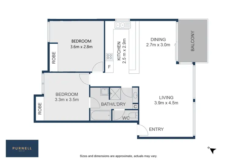 Floorplan of Homely apartment listing, 4/33 Dawes Street, Kingston ACT 2604