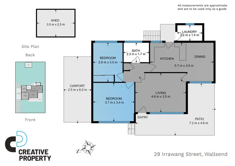 Floorplan of Homely house listing, 29 Irrawang Street, Wallsend NSW 2287