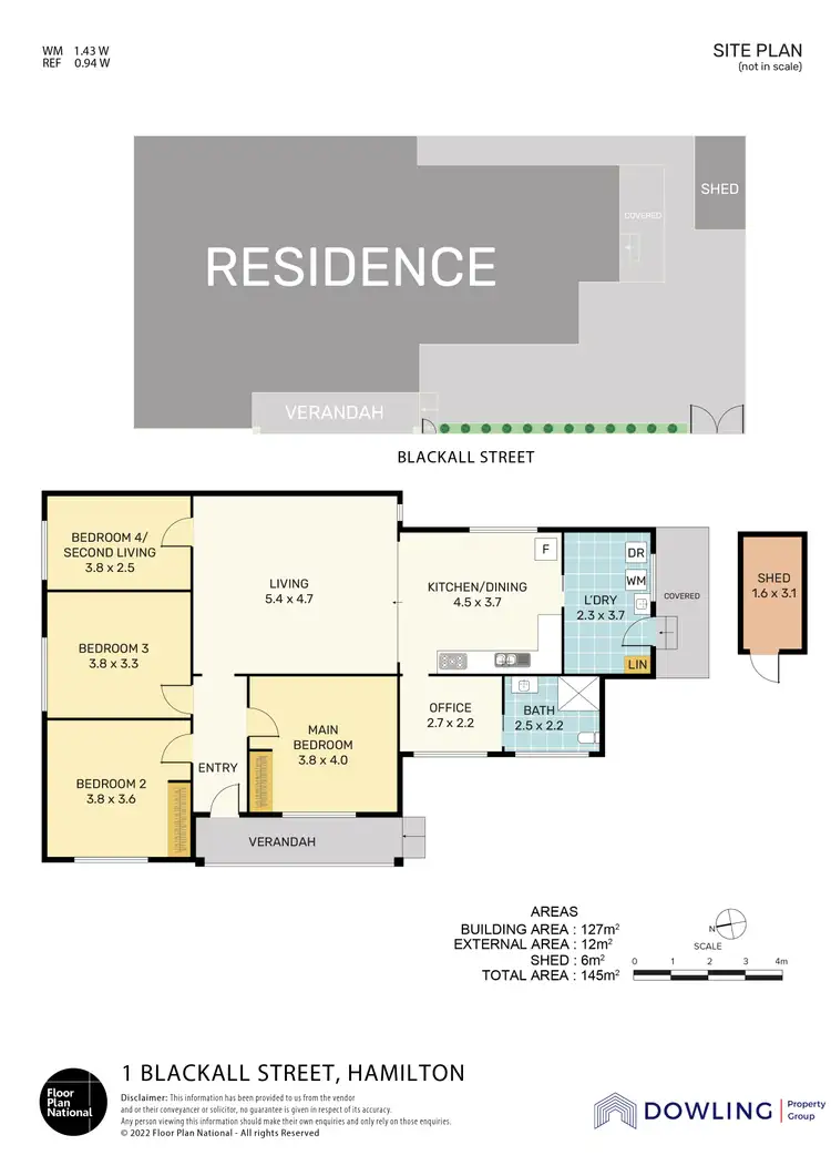 Floorplan of Homely house listing, 1 Blackall Street, Hamilton NSW 2303
