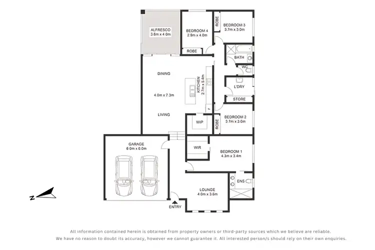 Floorplan of Homely house listing, 29 Bronhill Street, Moncrieff ACT 2914