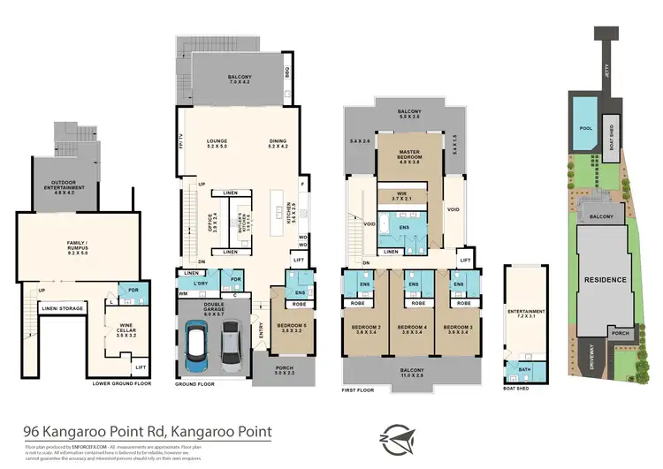 Floorplan of Homely house listing, 96 Kangaroo Point Road, Kangaroo Point NSW 2224