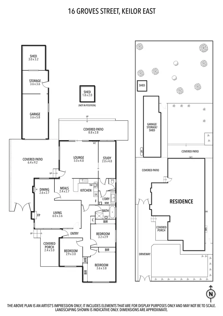 Floorplan of Homely house listing, 16 Groves Street, Keilor East VIC 3033