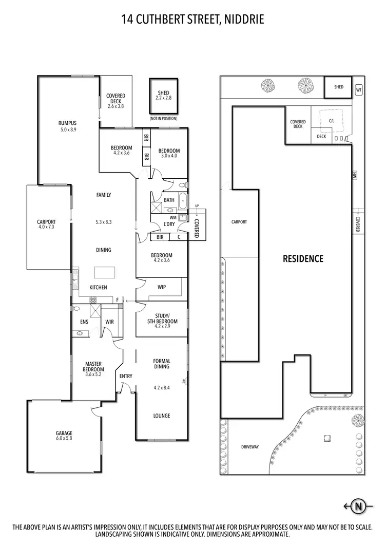 Floorplan of Homely house listing, 14 Cuthbert Street, Niddrie VIC 3042