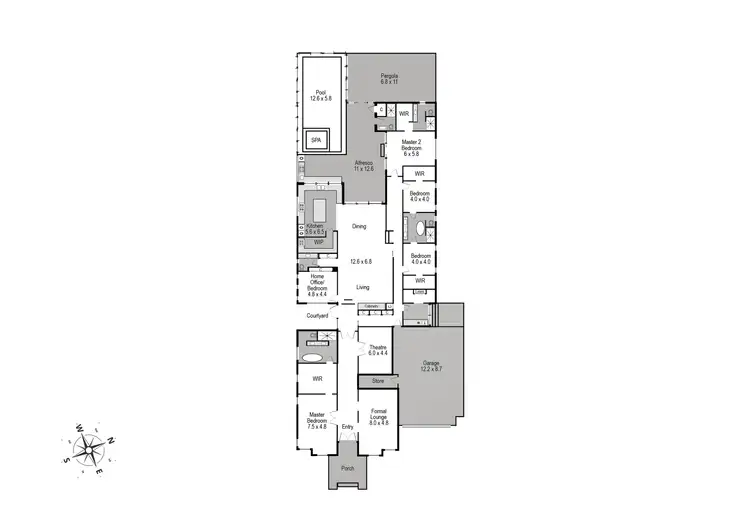 Floorplan of Homely house listing, 2/1 Cupar Place, Greenvale VIC 3059