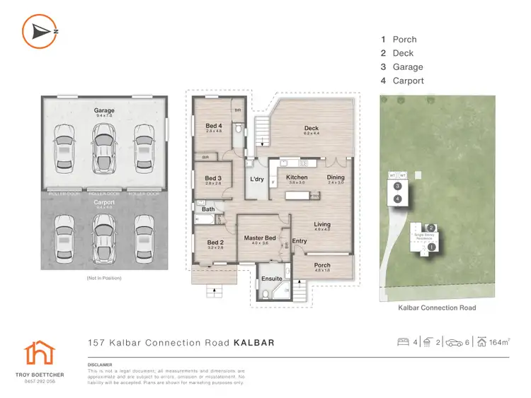Floorplan of Homely rural property listing, 157 Kalbar Connection Road, Kalbar QLD 4309