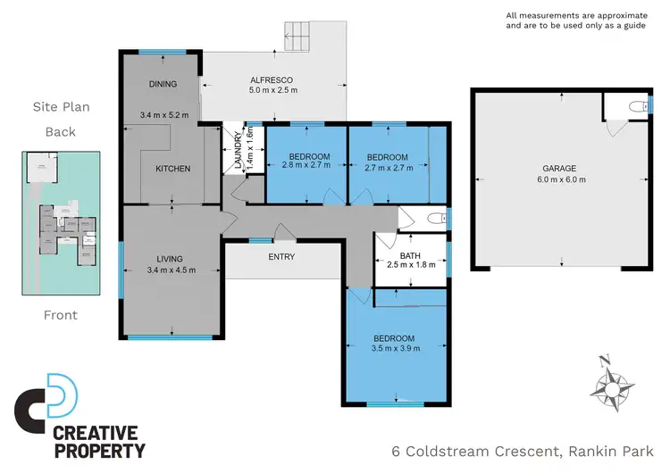 Floorplan of Homely house listing, 6 Coldstream Crescent, Rankin Park NSW 2287