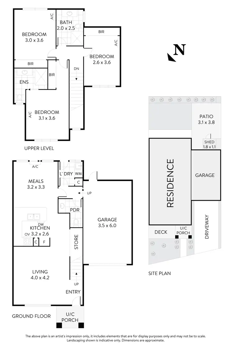 Floorplan of Homely townhouse listing, 2a Patrick Court, Airport West VIC 3042