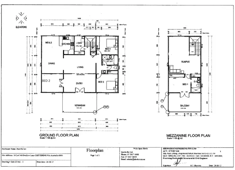 Floorplan of Homely house listing, 16 Swallow Lane, Chittering WA 6084