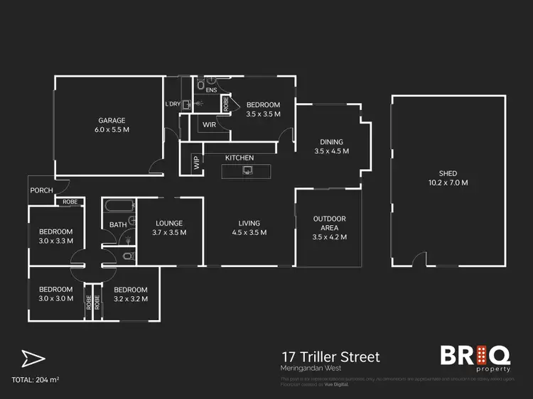 Floorplan of Homely house listing, 17 Triller Street, Meringandan West QLD 4352