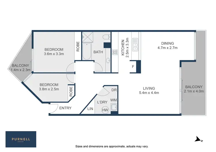 Floorplan of Homely apartment listing, 9/12 Howitt Street, Kingston ACT 2604